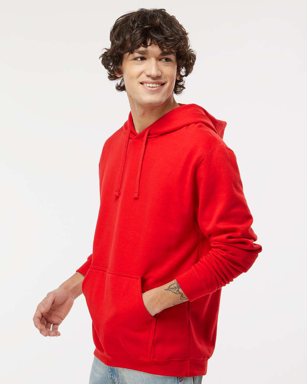 M&O 3320 Unisex Pullover Hoodie | Red
